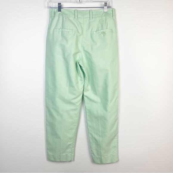 3.1 Phillip Lim Aqua Silk Blend Cropped Trousers Size 2 - Picture 7 of 10